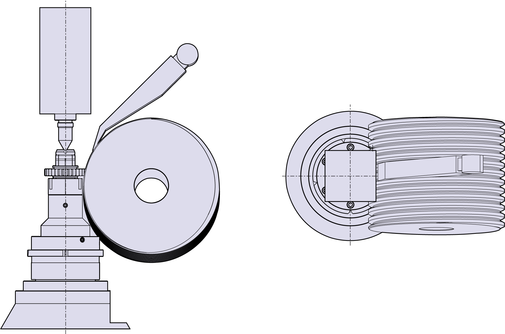 Spring grippers for tooth grinding