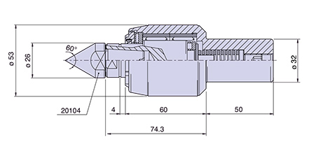 Contropunta tipo <strong>Codolo D32</strong>