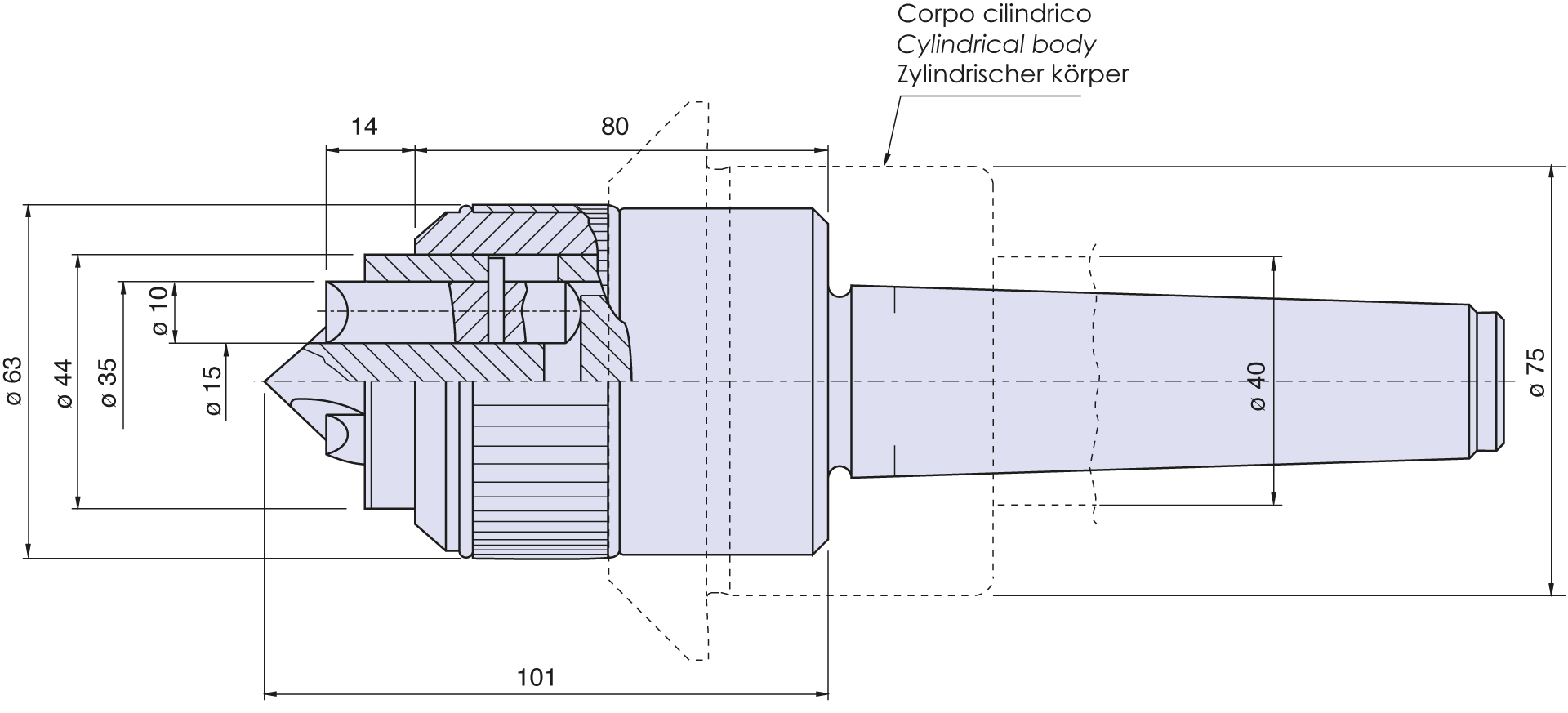 Face drivers type T/OC NUOVA PTM